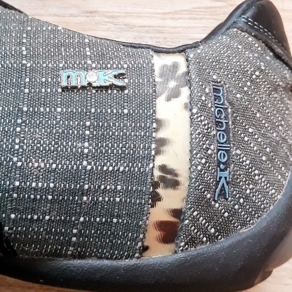 Michelle K Sport Textile Lace Up Sneakers - Size 11 Black/Gray - Picture 10 of 12